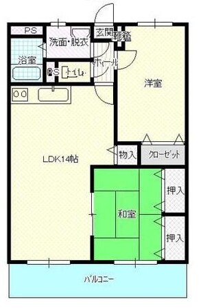 ローザ・クオーレⅠの物件間取画像